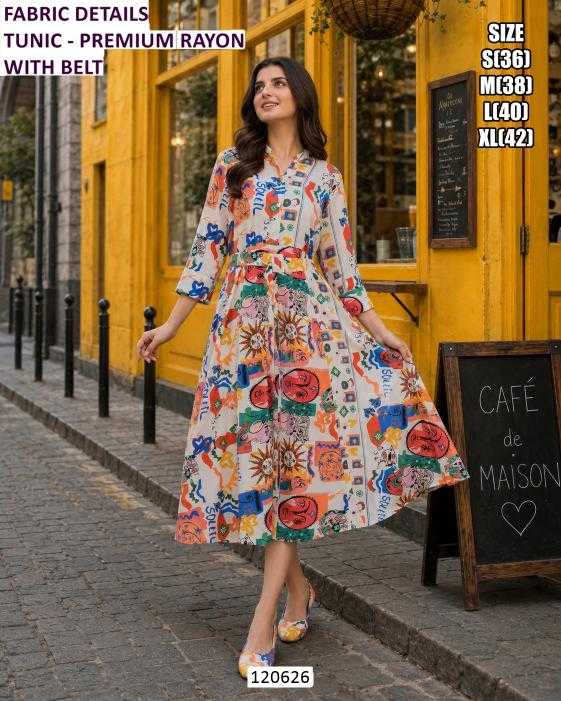 YNF Wholesale Rayon Casual Dresses  | Surat Manufacturer