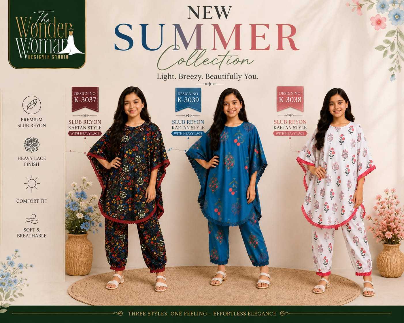YNF Wholesale Slub Reyon Ethnic Dresses For Kids  | Surat Manufacturer