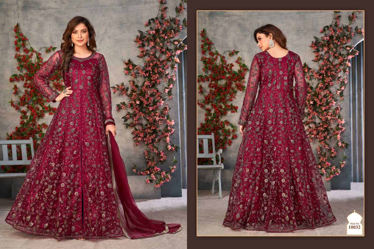 YNF Wholesale Net Net Gowns  | Surat Manufacturer