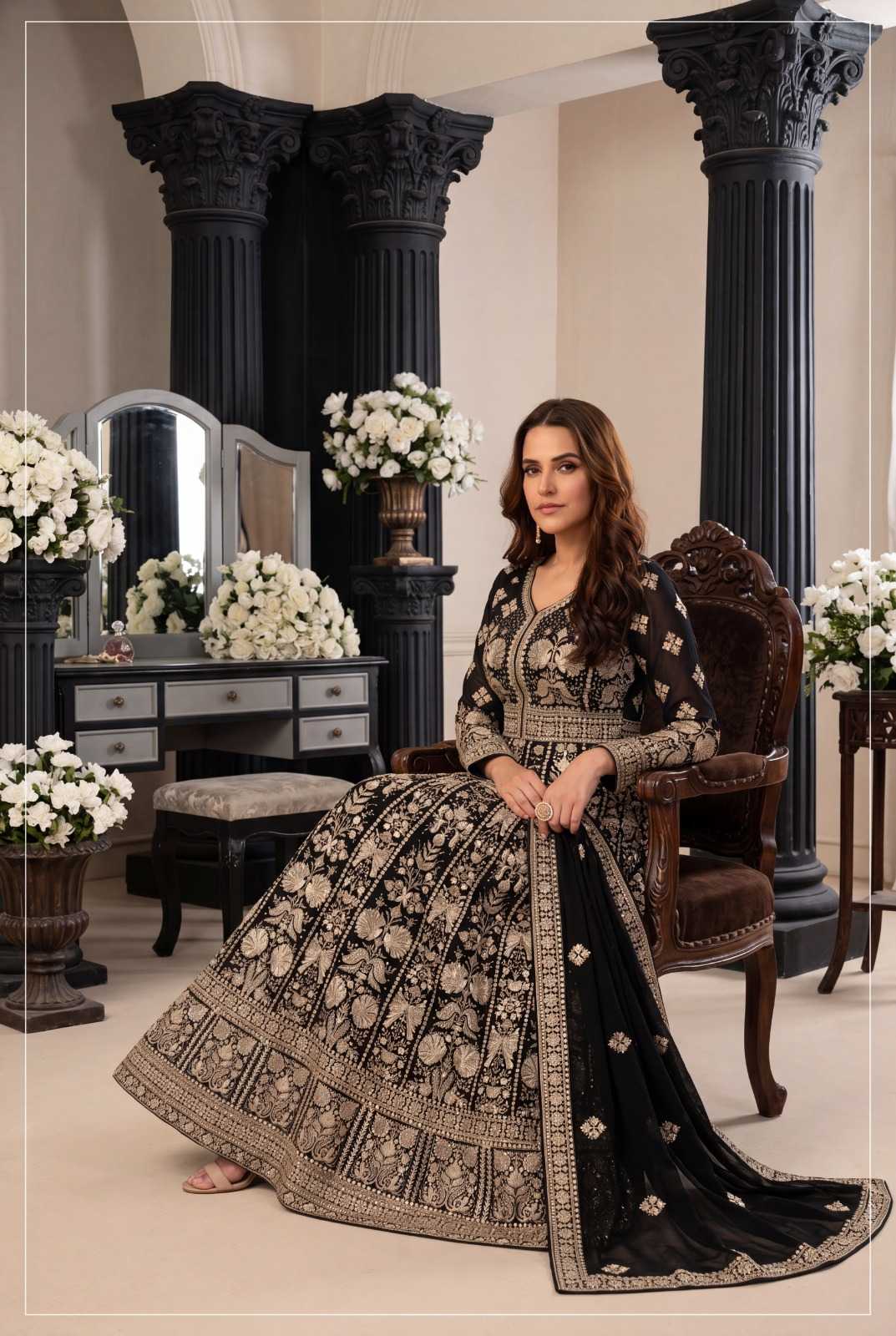YNF Wholesale Premium Georgette Georgette Suit  | Surat Manufacturer