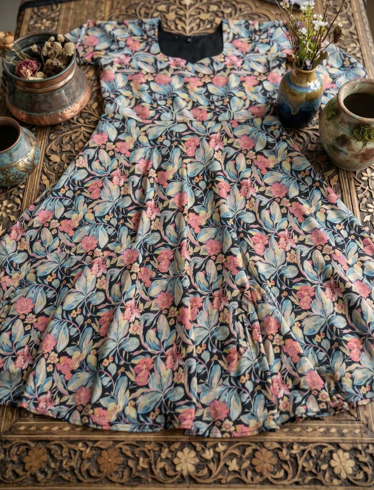 YNF Wholesale Georgette Printed Dresses  | Surat Manufacturer