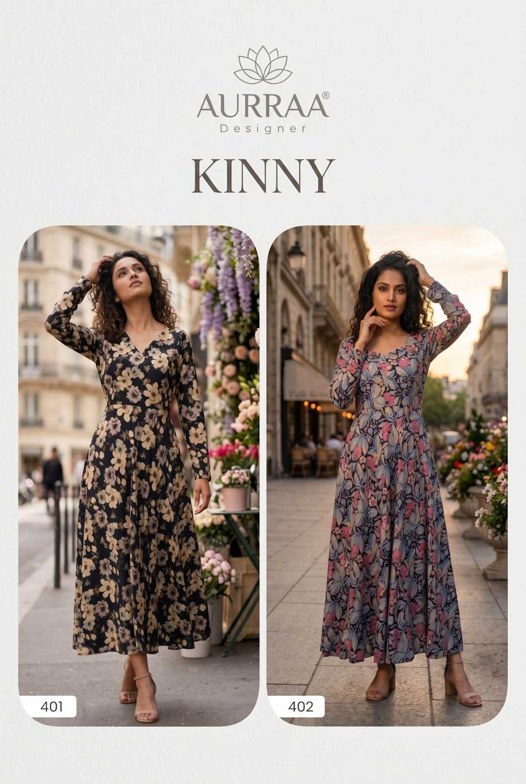 YNF Wholesale Georgette Printed Dresses  | Surat Manufacturer