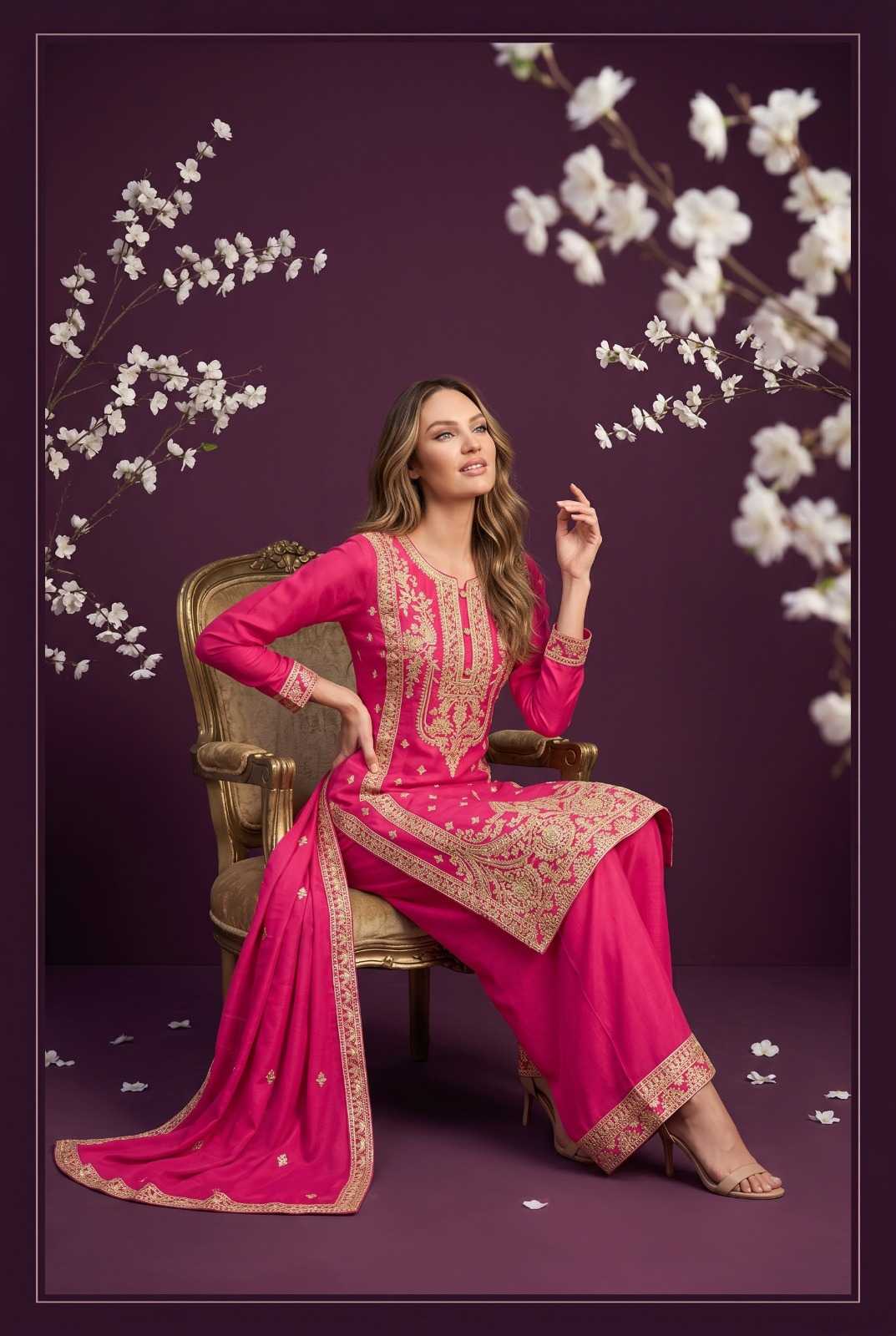 YNF Wholesale Chinon Ladies Salwar Suits  | Surat Manufacturer