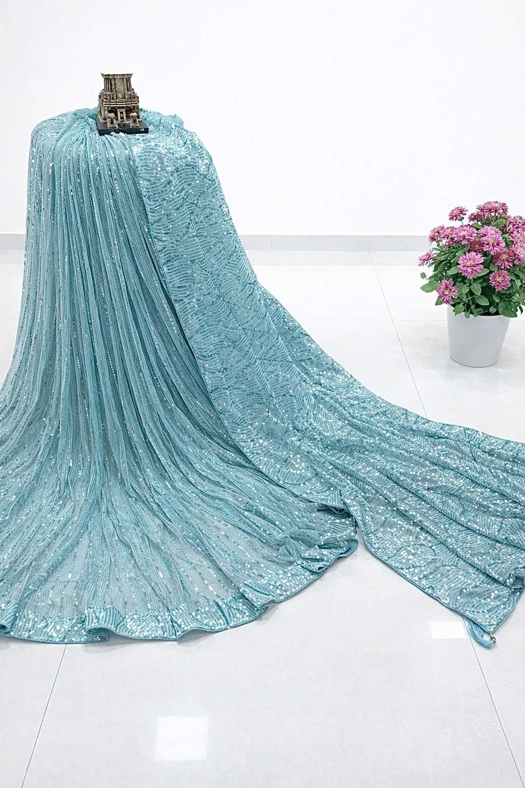 YNF Wholesale Imported Party Wear Sarees  | Surat Manufacturer