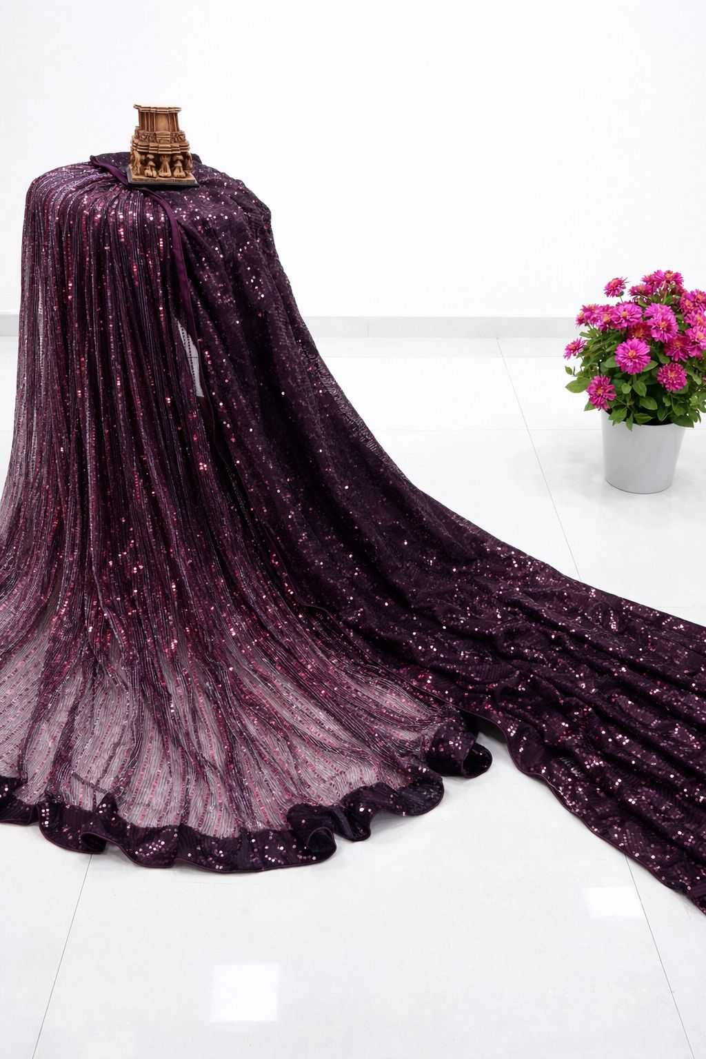 YNF Wholesale Imported Party Wear Sarees  | Surat Manufacturer