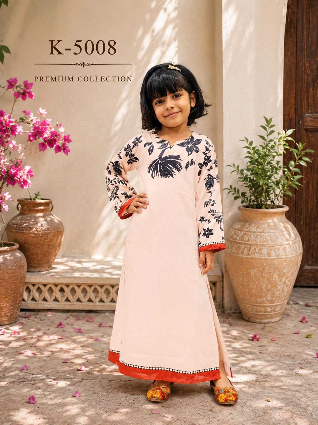 YNF Wholesale Satin Kids Gown  | Surat Manufacturer