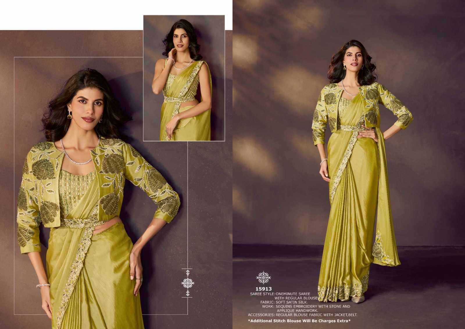 YNF Wholesale Silk Sequin Sarees  | Surat Manufacturer
