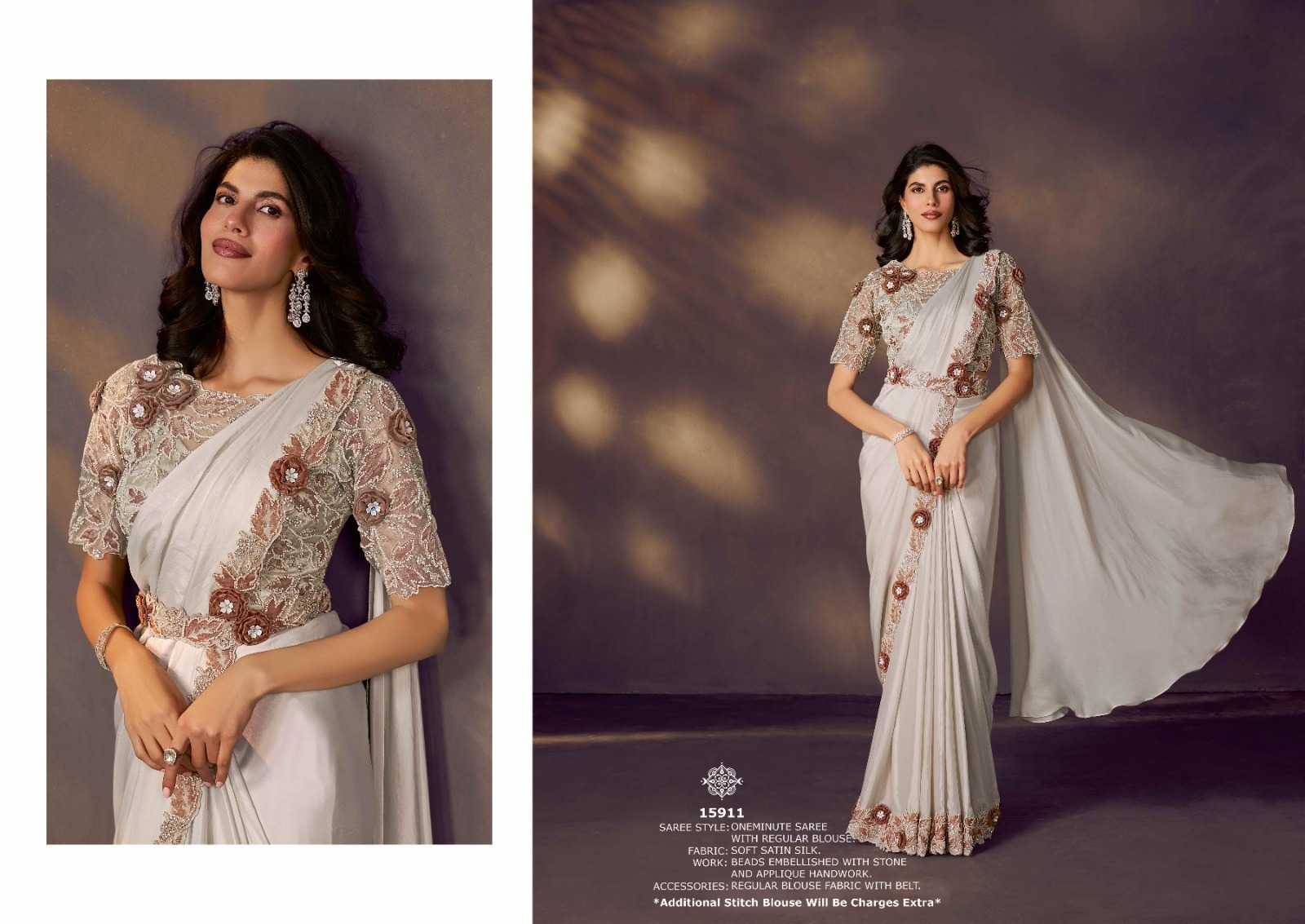 YNF Wholesale Silk Sequin Sarees  | Surat Manufacturer