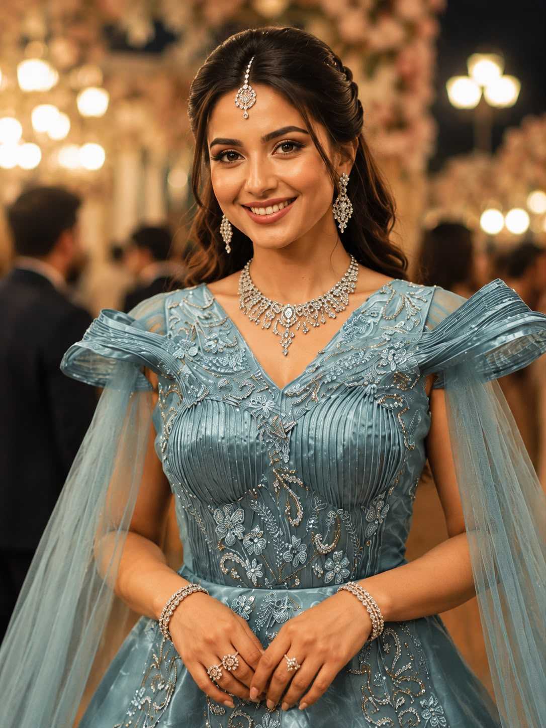 YNF Wholesale Jimmy Choo Designer Gowns  | Surat Manufacturer