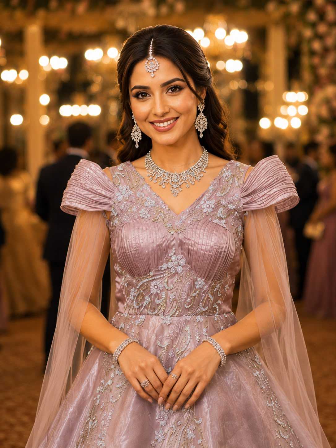 YNF Wholesale Jimmy Choo Designer Gowns  | Surat Manufacturer