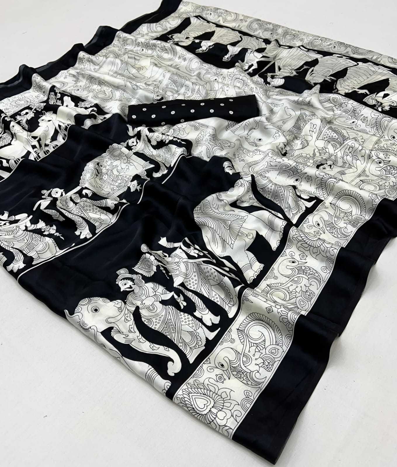 YNF Wholesale Crepe Printed Sarees  | Surat Manufacturer
