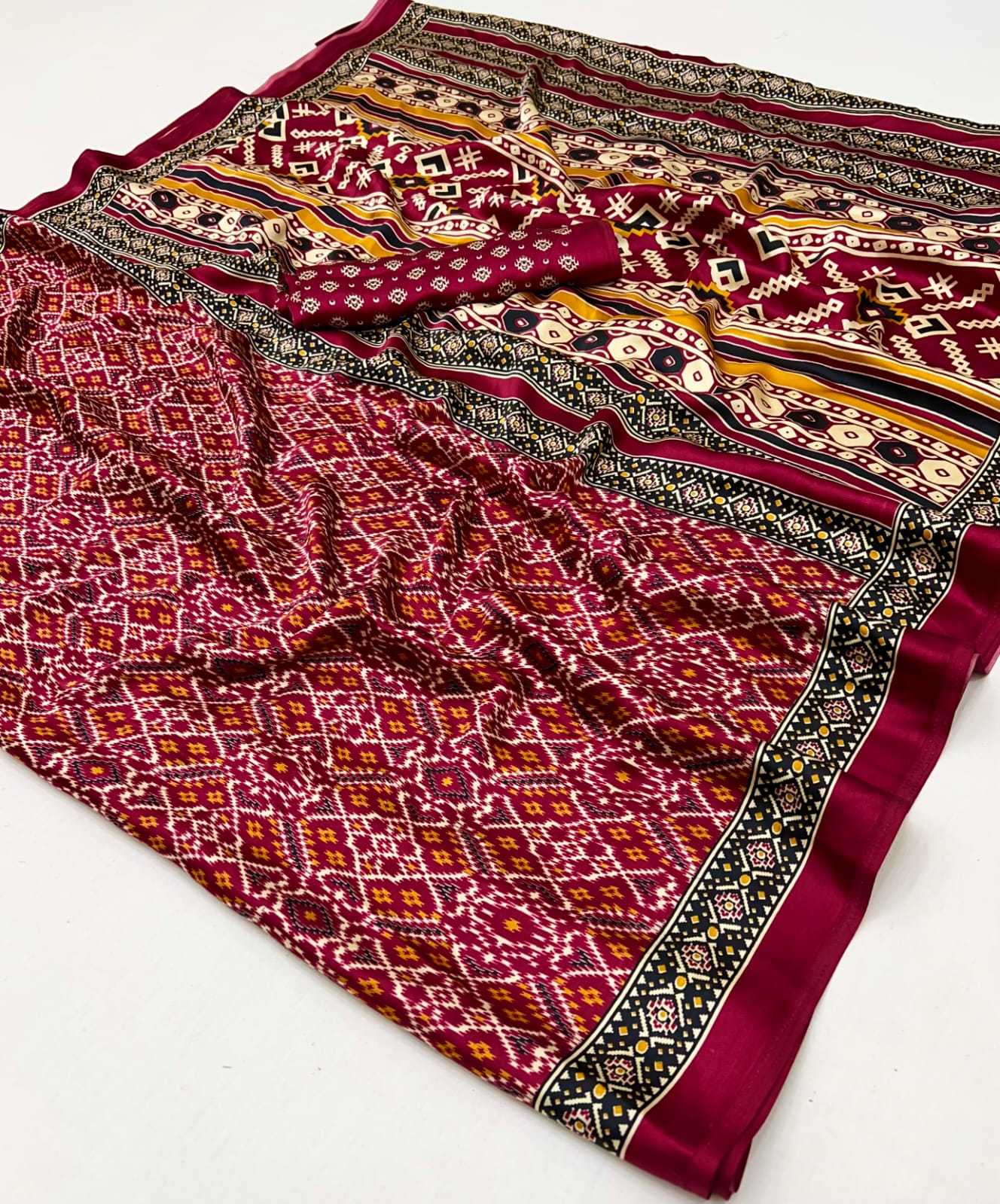 YNF Wholesale Crepe Printed Sarees  | Surat Manufacturer