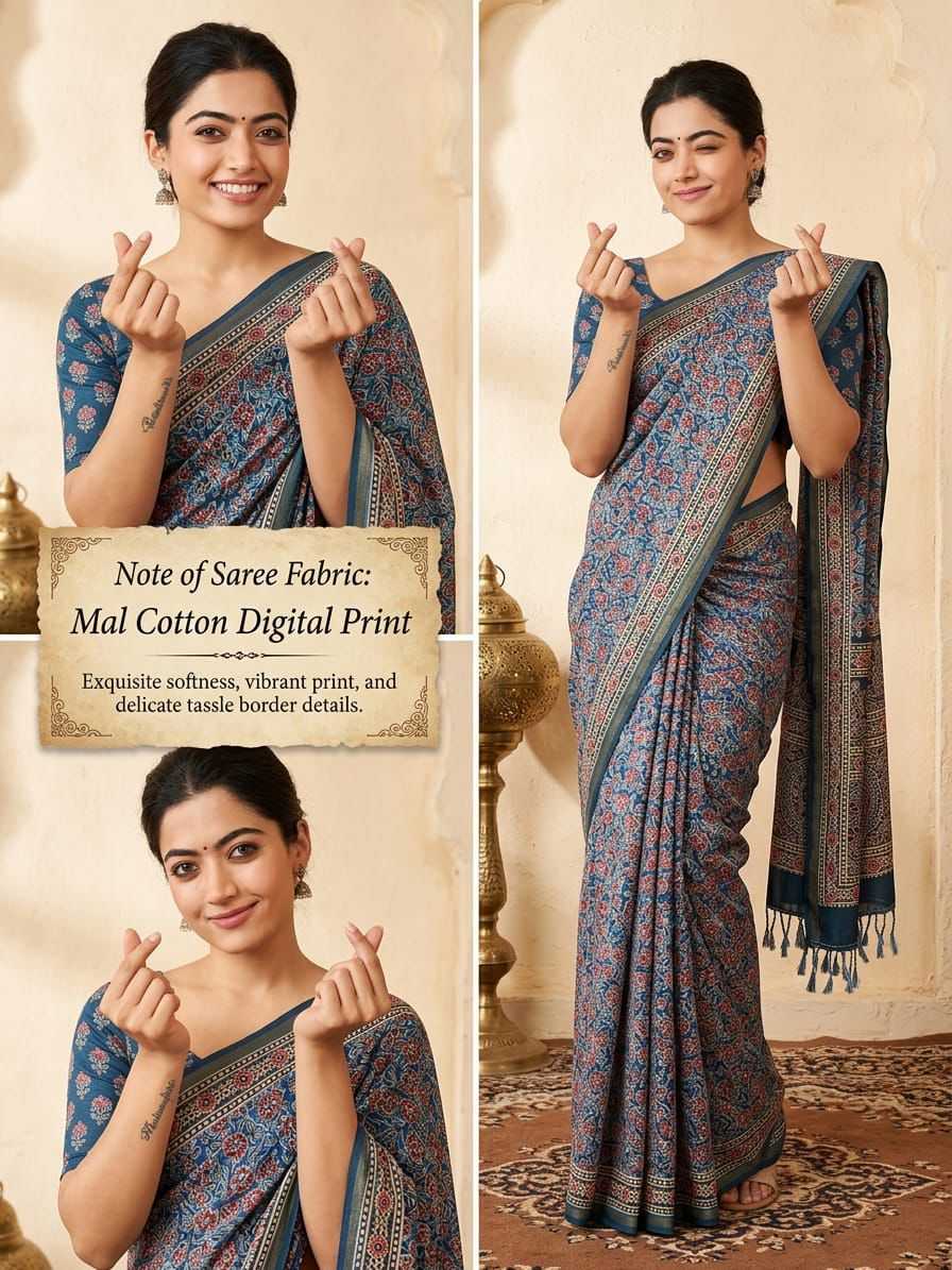 YNF Wholesale Soft Cotton Silk Printed Sarees  | Surat Manufacturer