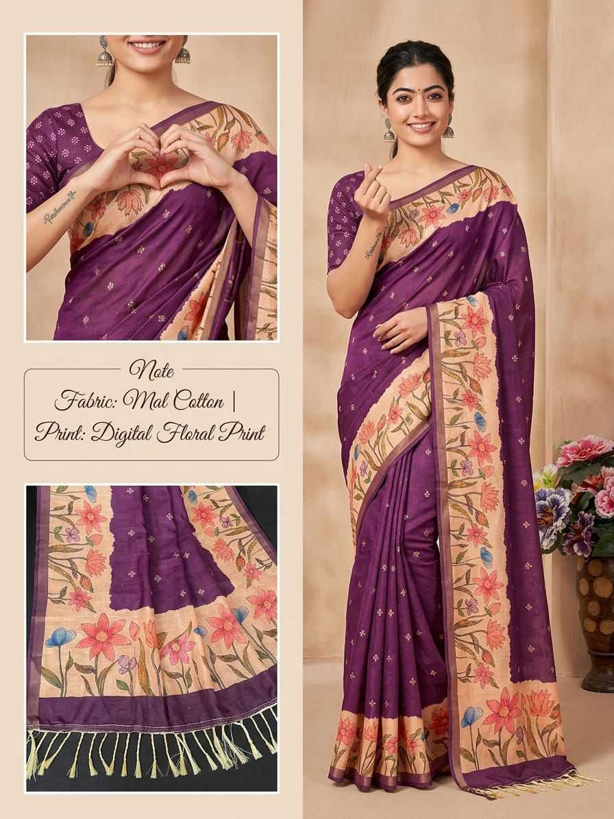 YNF Wholesale Soft Cotton Silk Printed Sarees  | Surat Manufacturer