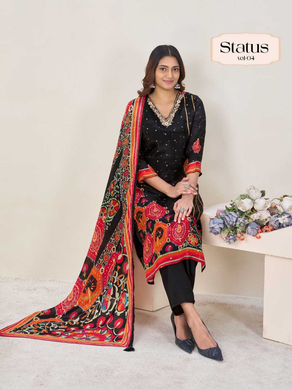 YNF Wholesale Viscose Ladies Silk Suit  | Surat Manufacturer