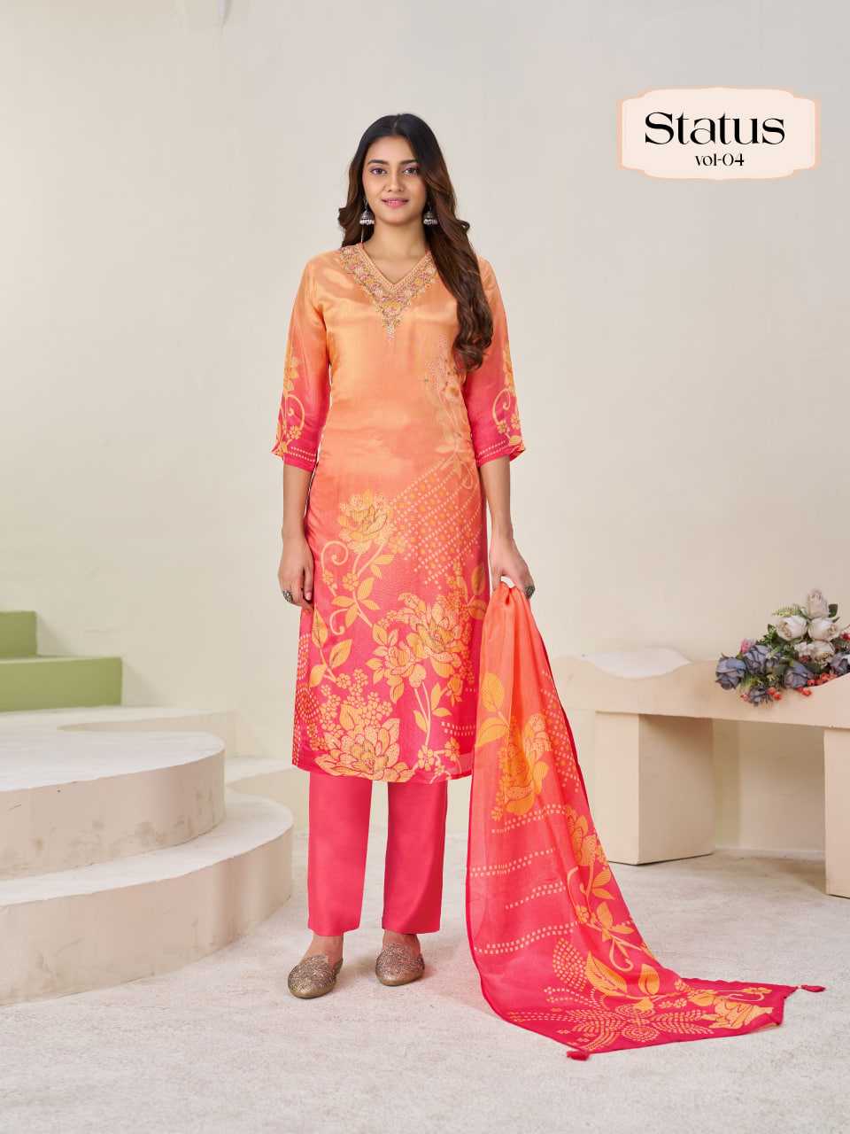 YNF Wholesale Viscose Ladies Silk Suit  | Surat Manufacturer