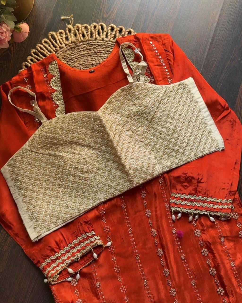 YNF Wholesale Chinon Embroidery Suits  | Surat Manufacturer