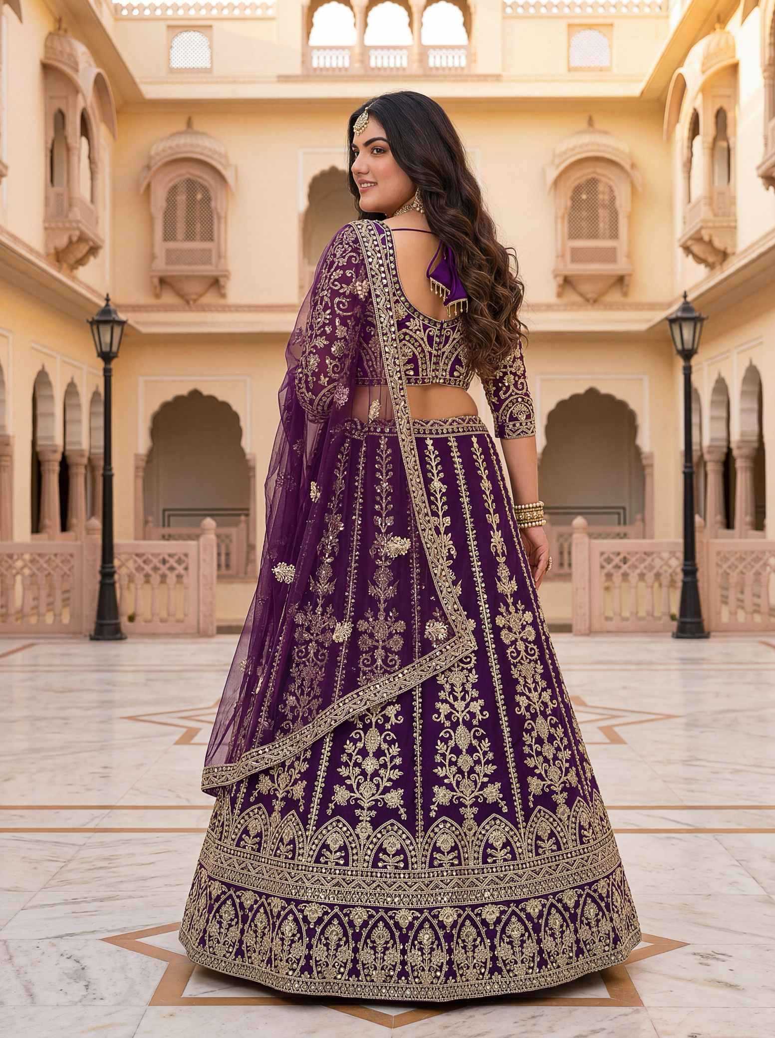 YNF Wholesale Butterfly Net Net Fancy Lehenga  | Surat Manufacturer