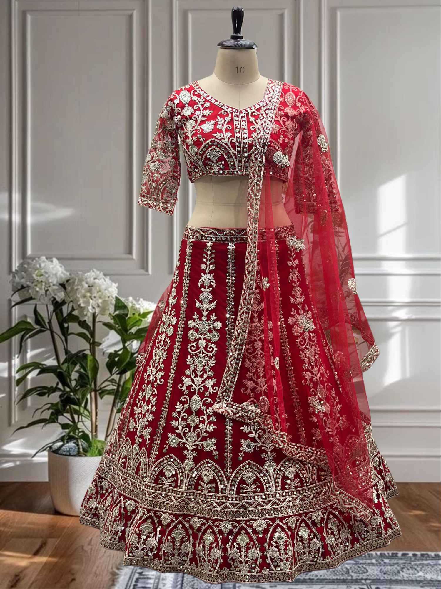 YNF Wholesale Butterfly Net Net Fancy Lehenga  | Surat Manufacturer