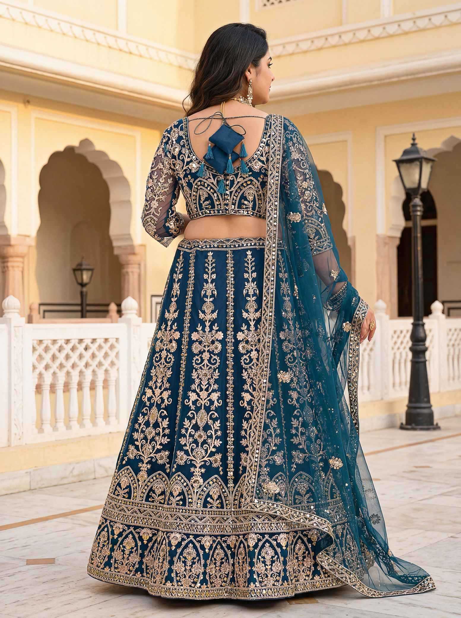 YNF Wholesale Butterfly Net Net Fancy Lehenga  | Surat Manufacturer