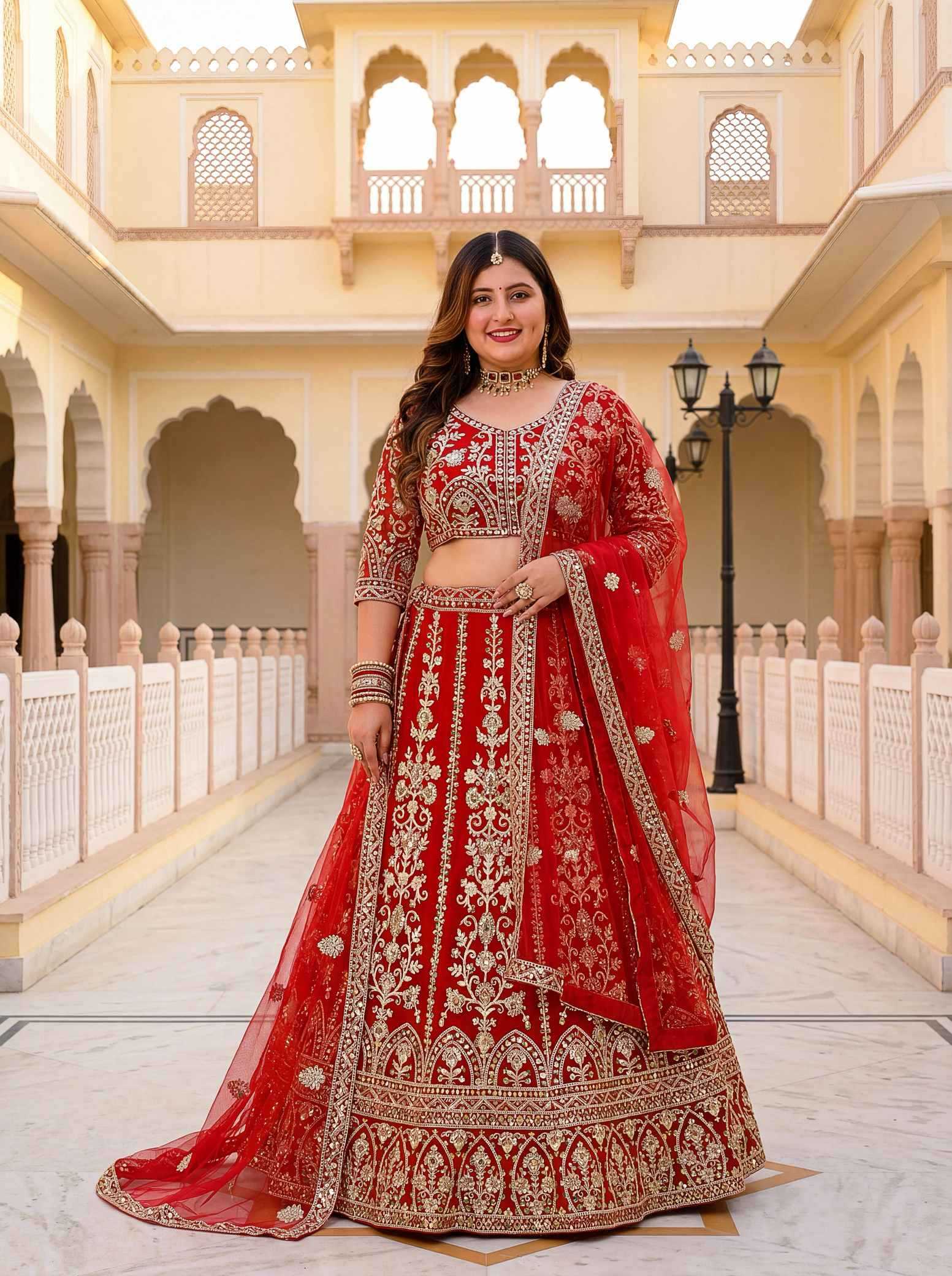 YNF Wholesale Butterfly Net Net Fancy Lehenga  | Surat Manufacturer