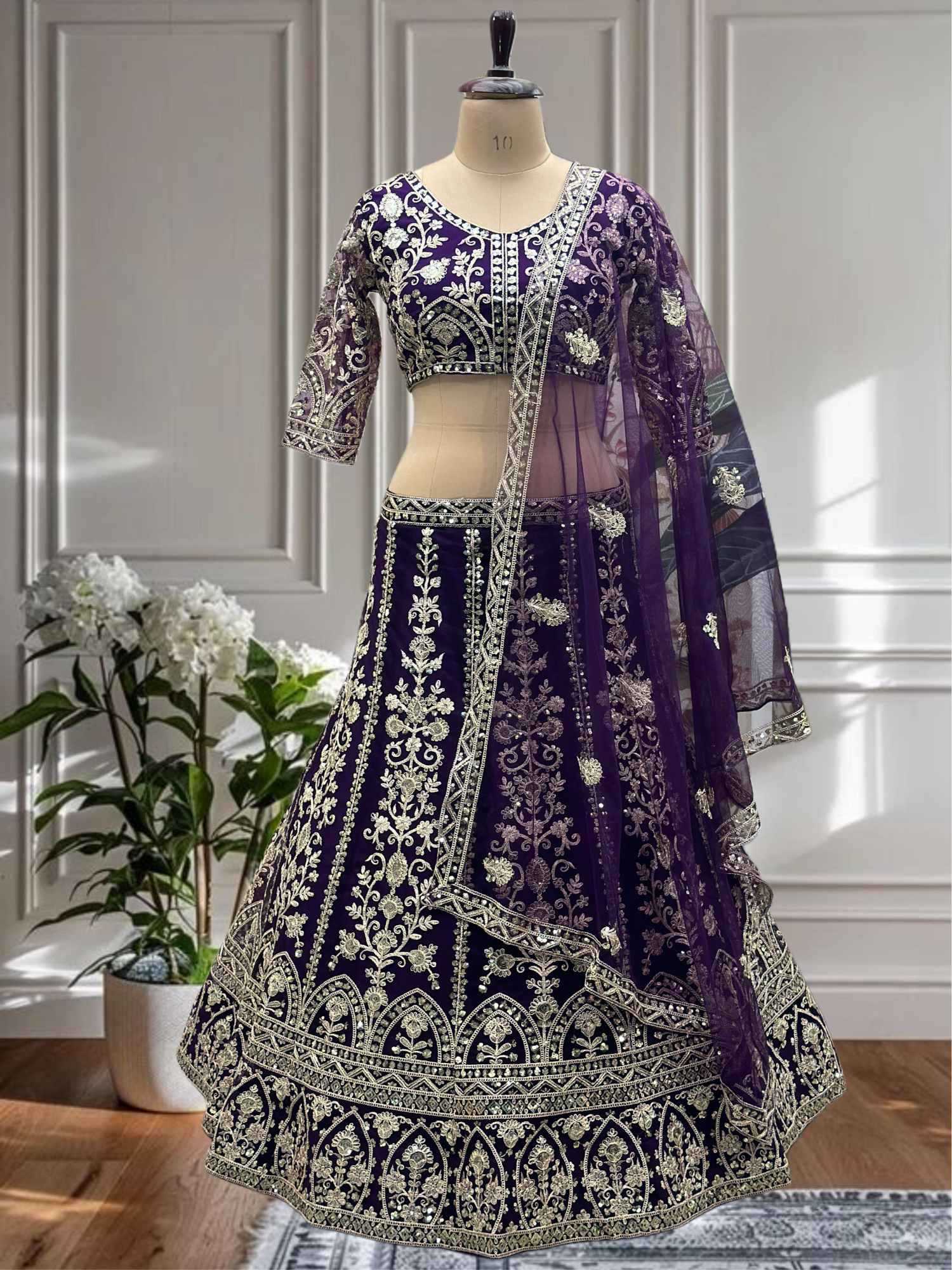 YNF Wholesale Butterfly Net Net Fancy Lehenga  | Surat Manufacturer