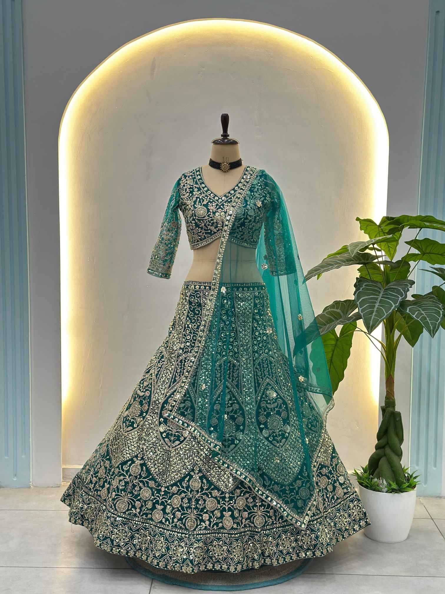 YNF Wholesale Butterfly Net Net Fancy Lehenga  | Surat Manufacturer