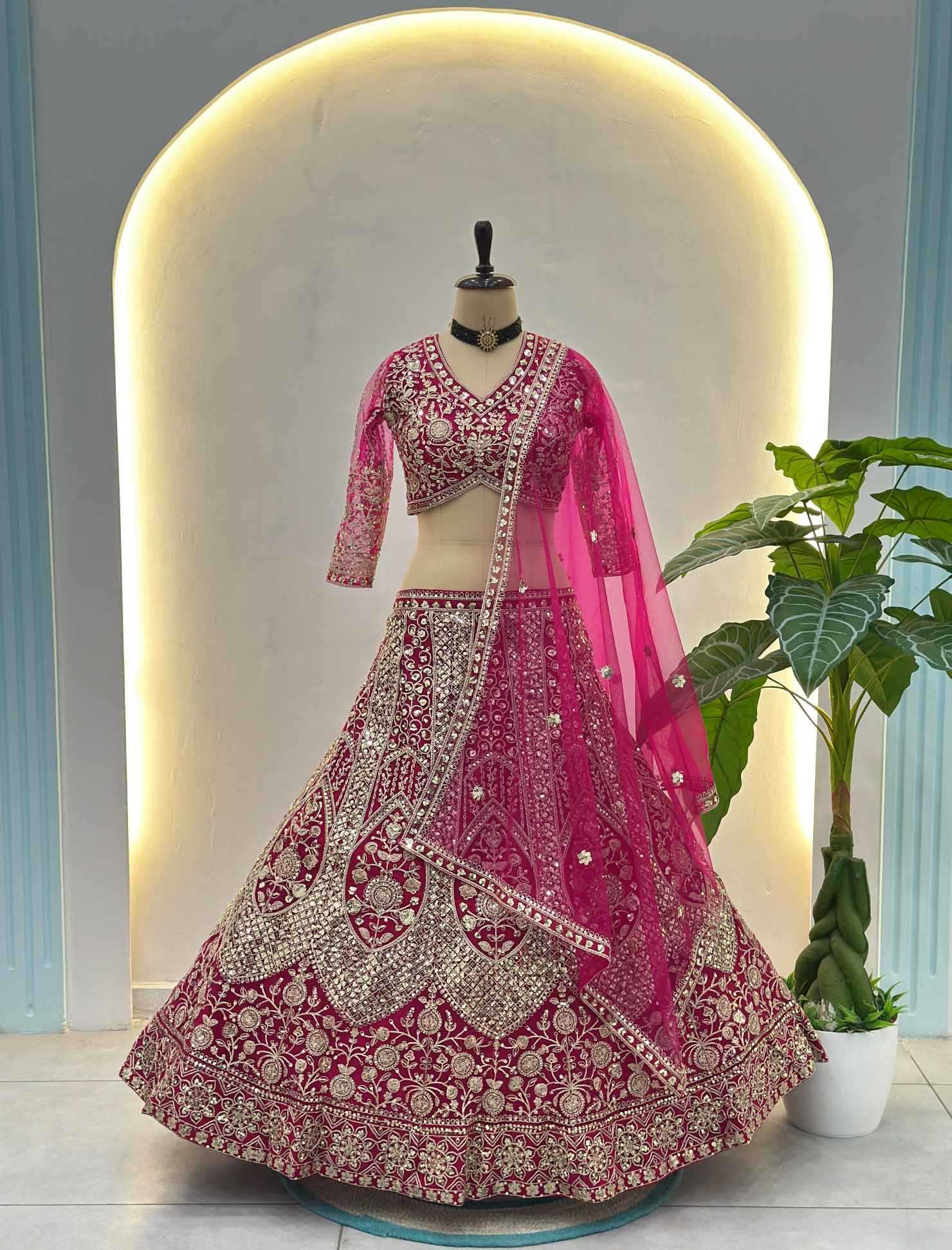 YNF Wholesale Butterfly Net Net Fancy Lehenga  | Surat Manufacturer