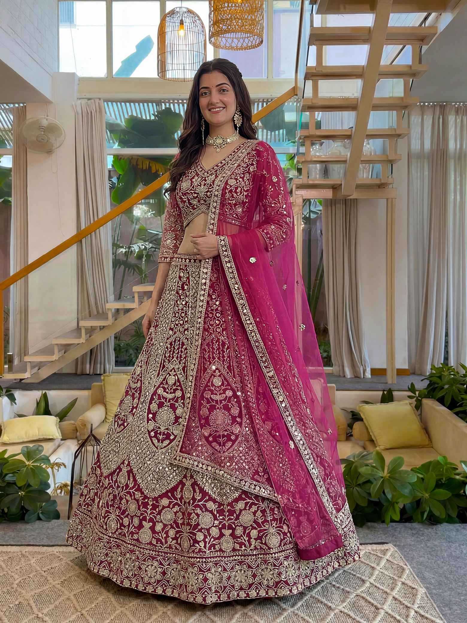 YNF Wholesale Butterfly Net Net Fancy Lehenga  | Surat Manufacturer