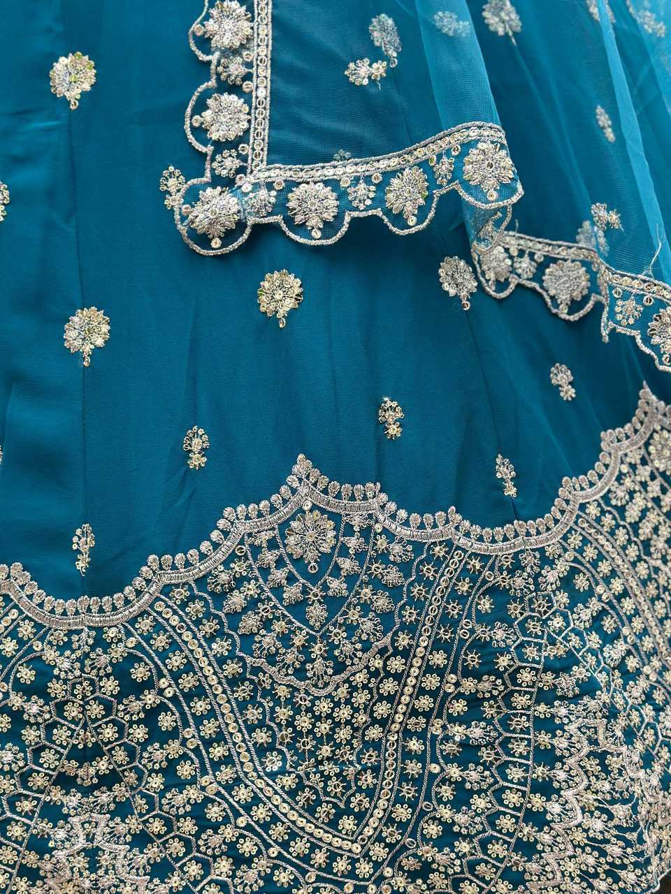 YNF Wholesale Butterfly Net Wedding Lehenga  | Surat Manufacturer