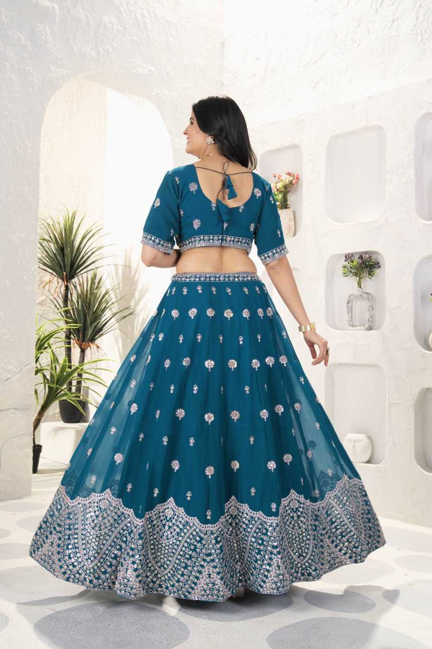 YNF Wholesale Butterfly Net Wedding Lehenga  | Surat Manufacturer