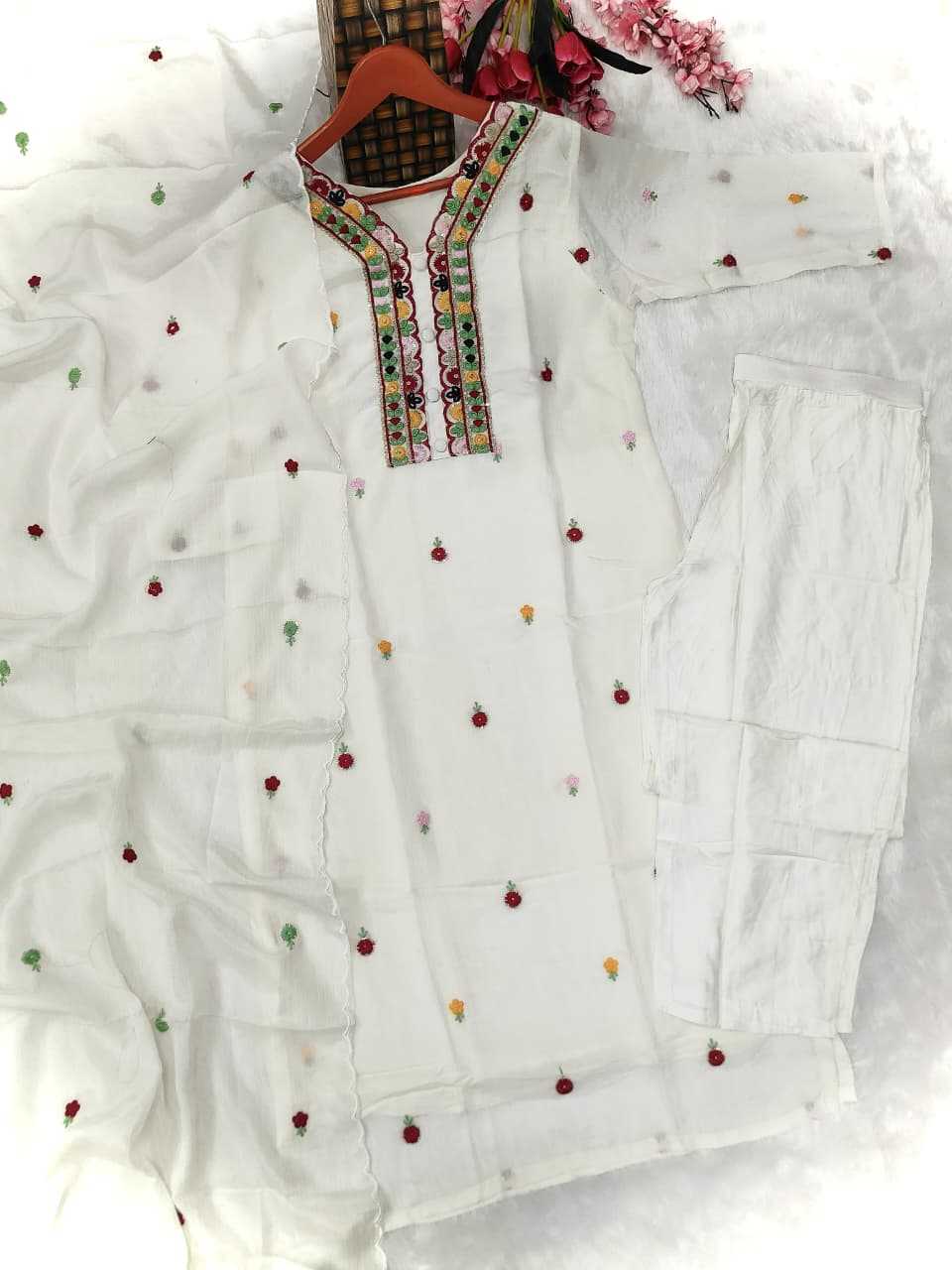 YNF Wholesale Chinon Embroidery Suits  | Surat Manufacturer