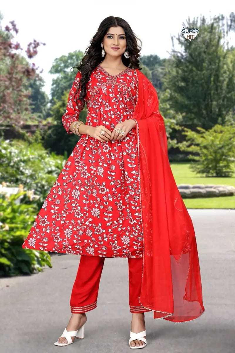 YNF Wholesale Cotton Designer Gowns  | Surat Manufacturer