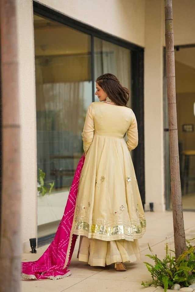 YNF Wholesale Chinon Palazzo Suit  | Surat Manufacturer