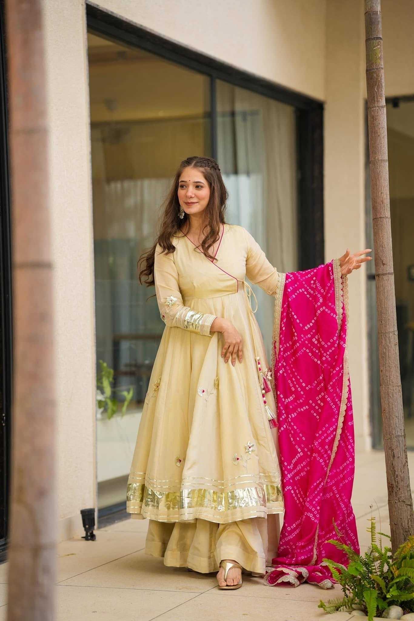 YNF Wholesale Chinon Palazzo Suit  | Surat Manufacturer