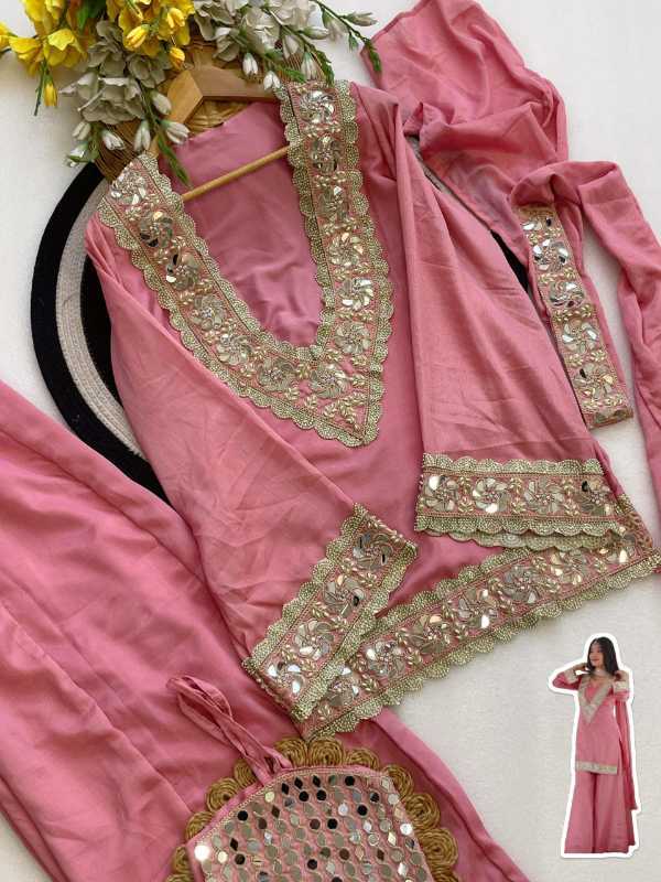 YNF Wholesale Chinon Embroidery Suits KESH538 AC1244 | Surat Manufacturer