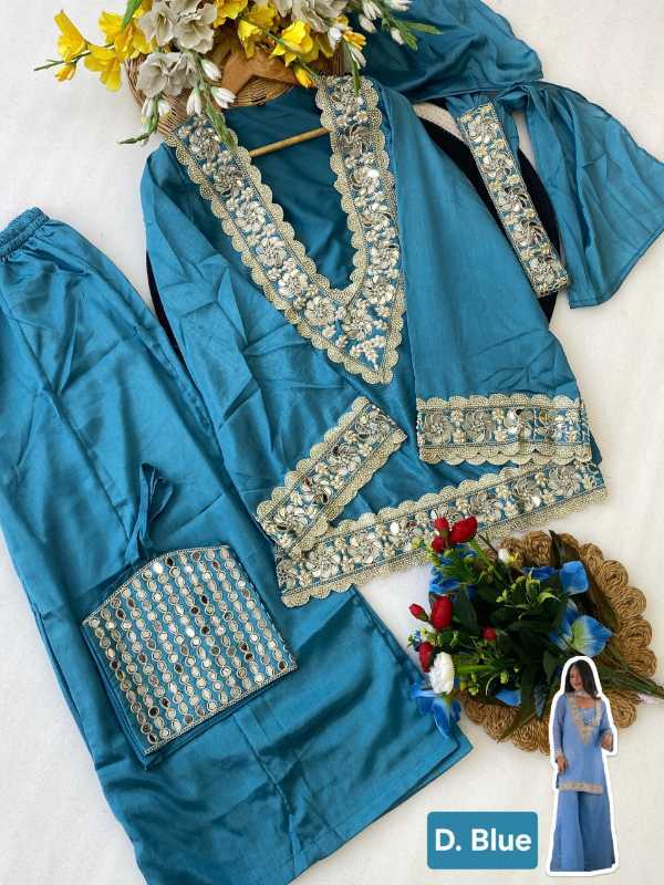 YNF Wholesale Chinon Embroidery Suits KESH538 AC1244 | Surat Manufacturer