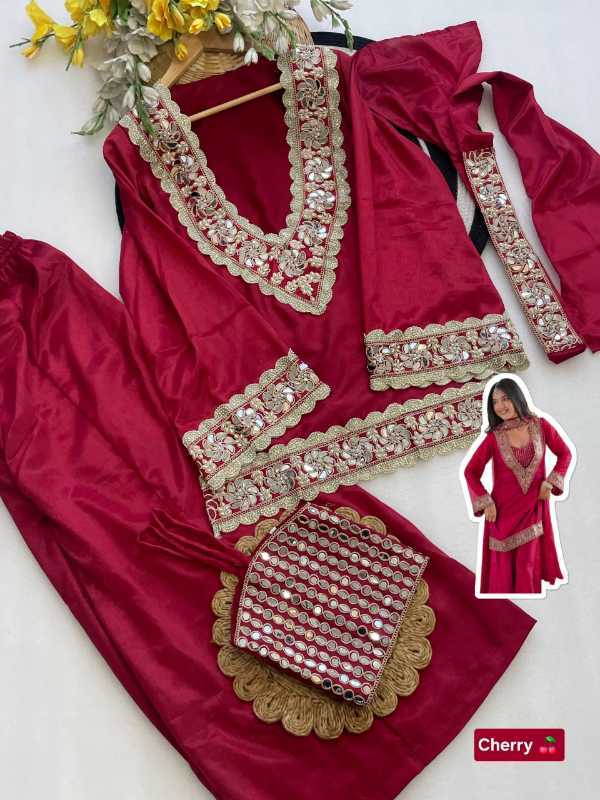 YNF Wholesale Chinon Embroidery Suits KESH538 AC1244 | Surat Manufacturer