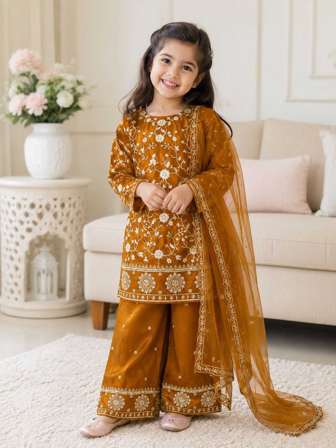 YNF Wholesale Heavy Silk Kids Suit  | Surat Manufacturer