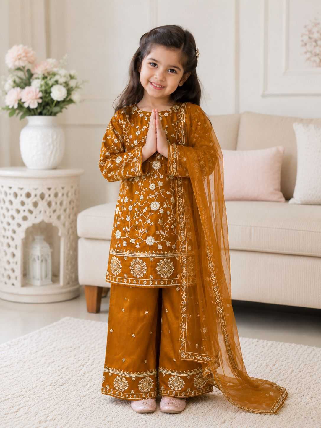 YNF Wholesale Heavy Silk Kids Suit  | Surat Manufacturer