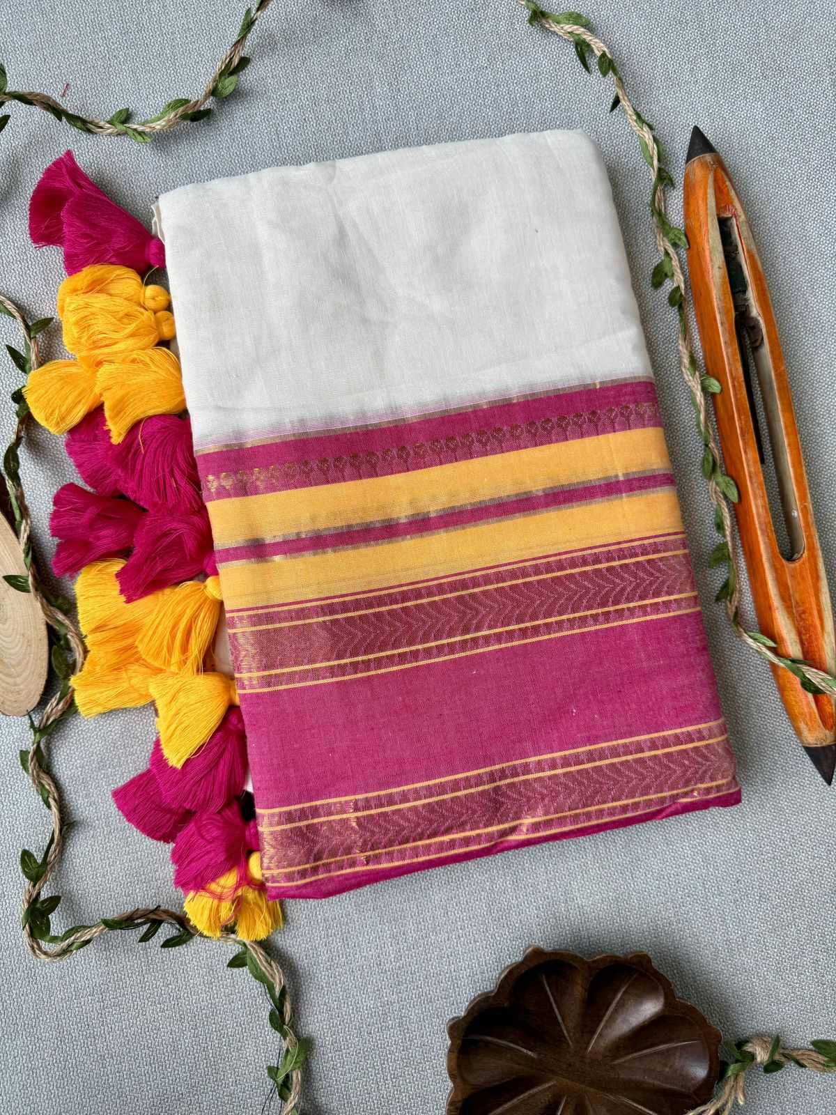 YNF Wholesale Pure Cotton Fancy Sarees  | Surat Manufacturer