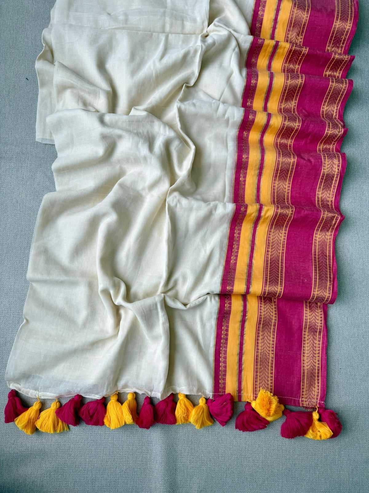 YNF Wholesale Pure Cotton Fancy Sarees  | Surat Manufacturer
