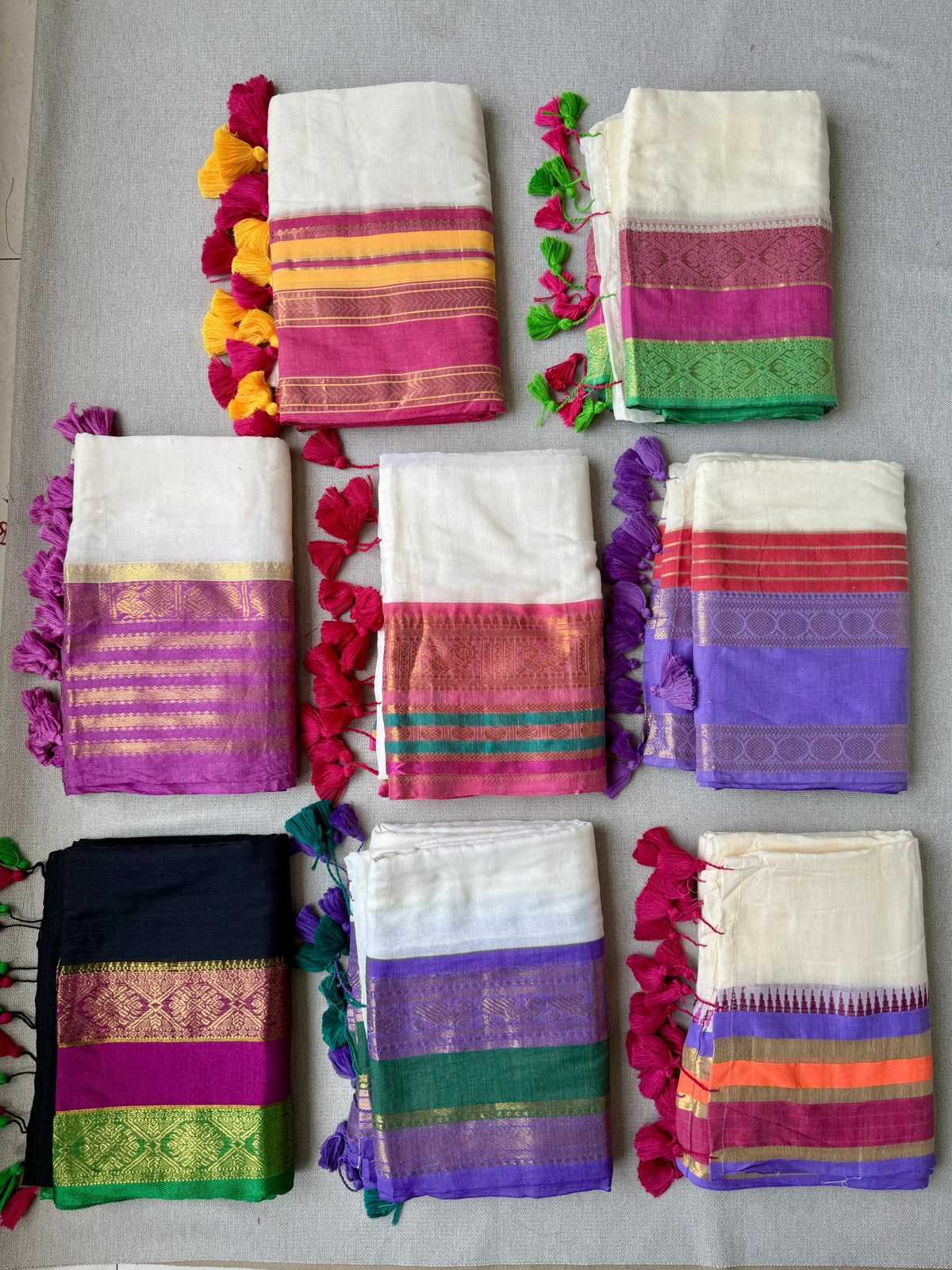 YNF Wholesale Pure Cotton Fancy Sarees  | Surat Manufacturer