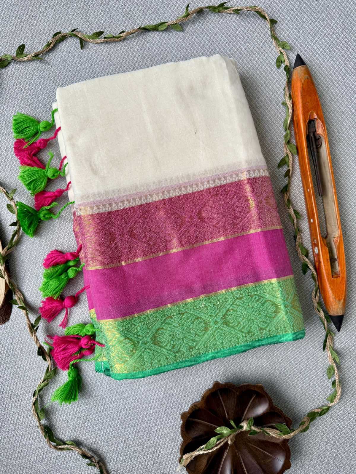YNF Wholesale Pure Cotton Fancy Sarees  | Surat Manufacturer