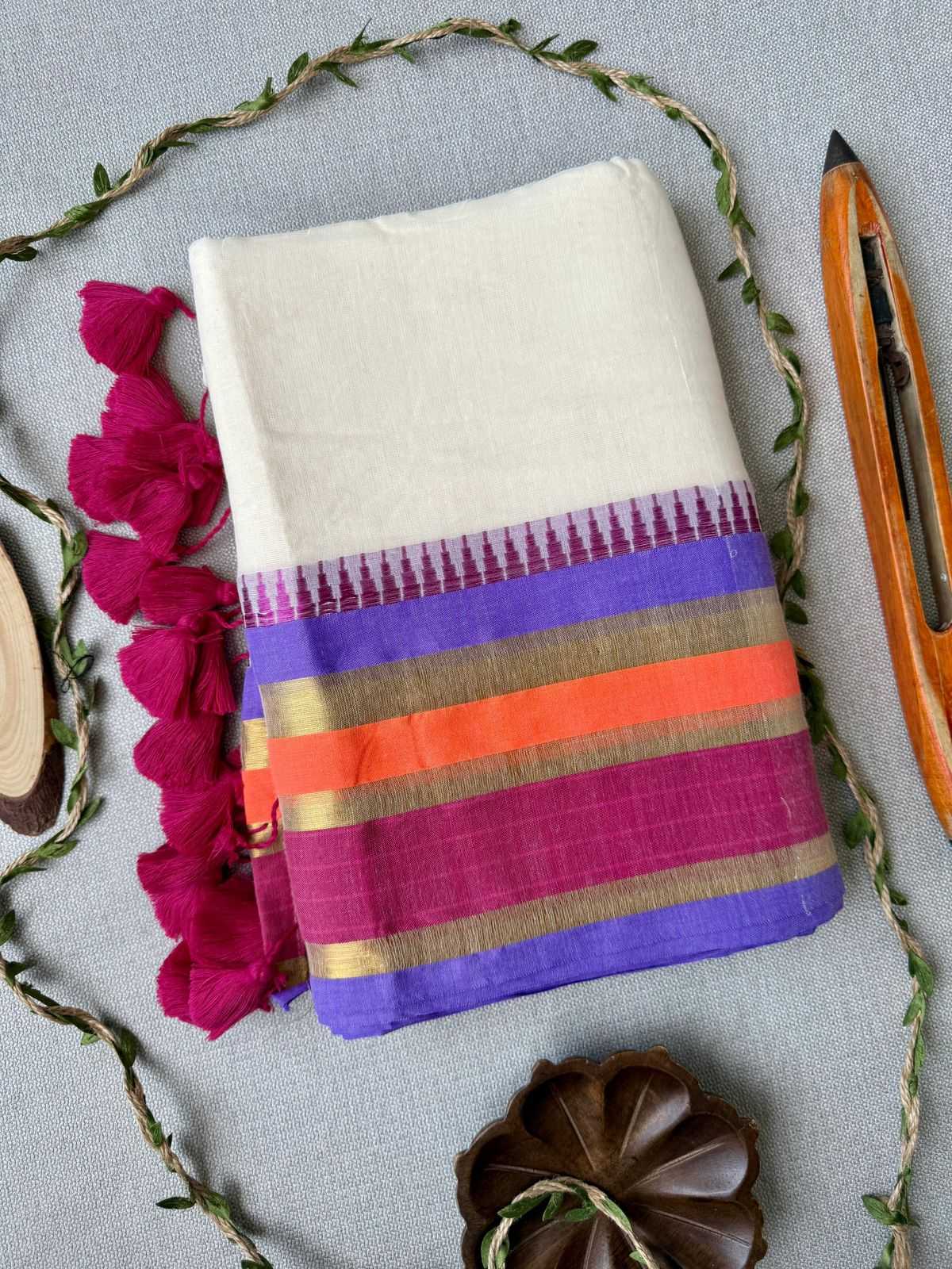 YNF Wholesale Pure Cotton Fancy Sarees  | Surat Manufacturer