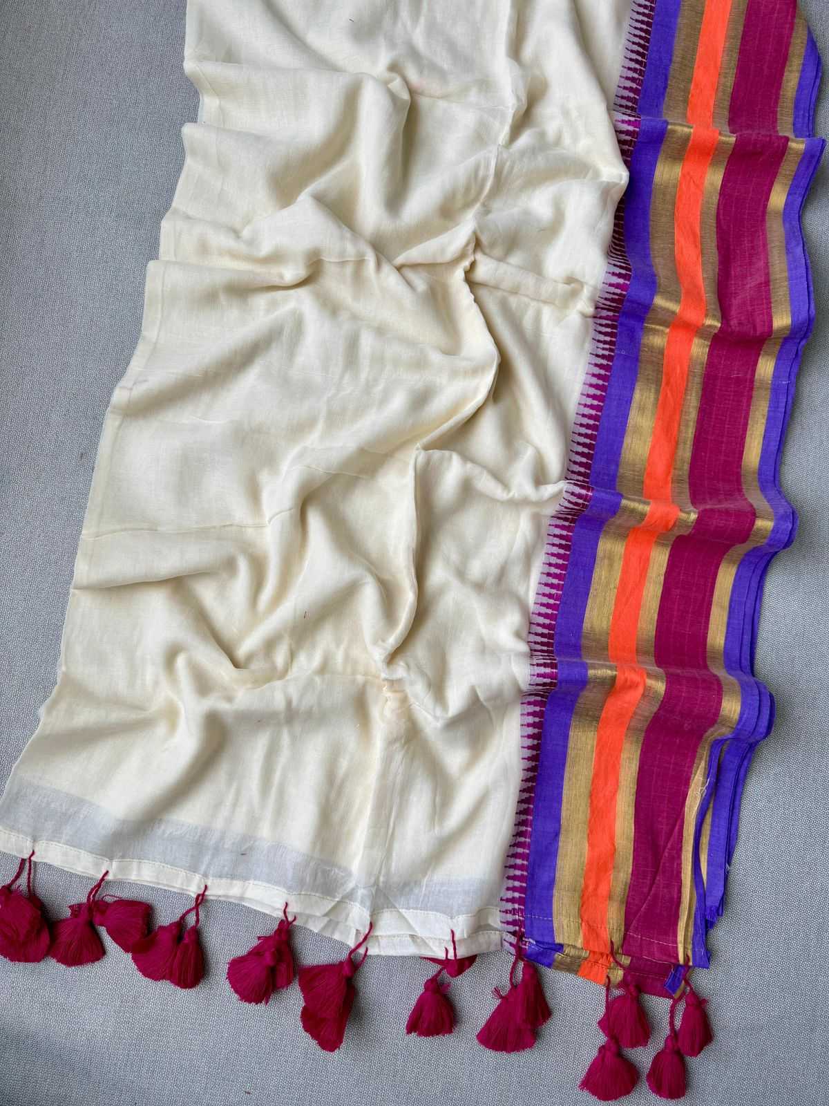 YNF Wholesale Pure Cotton Fancy Sarees  | Surat Manufacturer