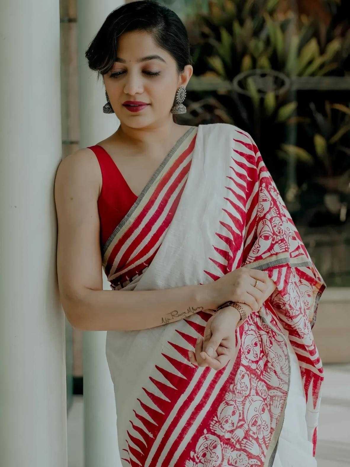 YNF Wholesale Cotton Cotton Linen Sarees  | Surat Manufacturer