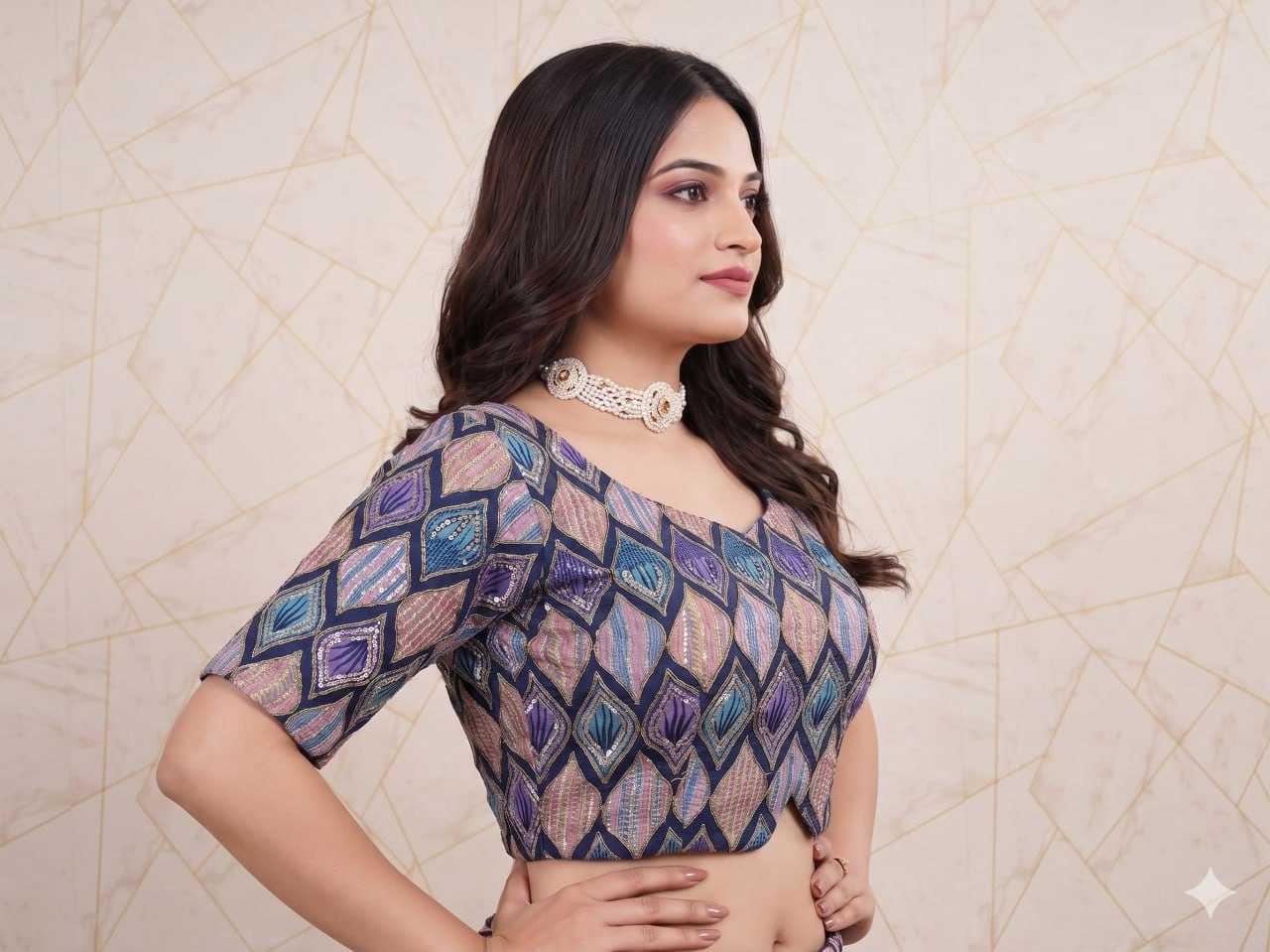 YNF Wholesale Pure Viscos Designer Blouse  | Surat Manufacturer