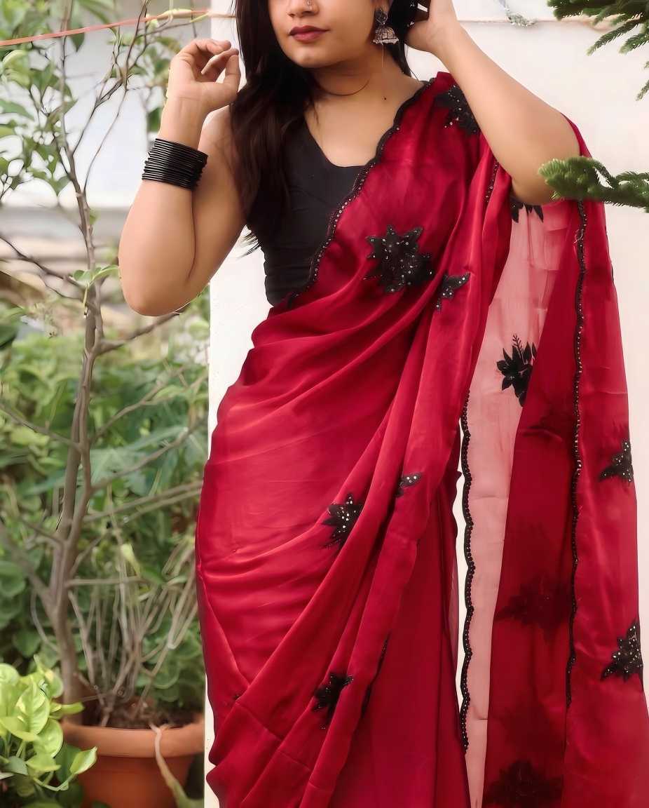 YNF Wholesale Georgette Soft Silk Sarees  | Surat Manufacturer