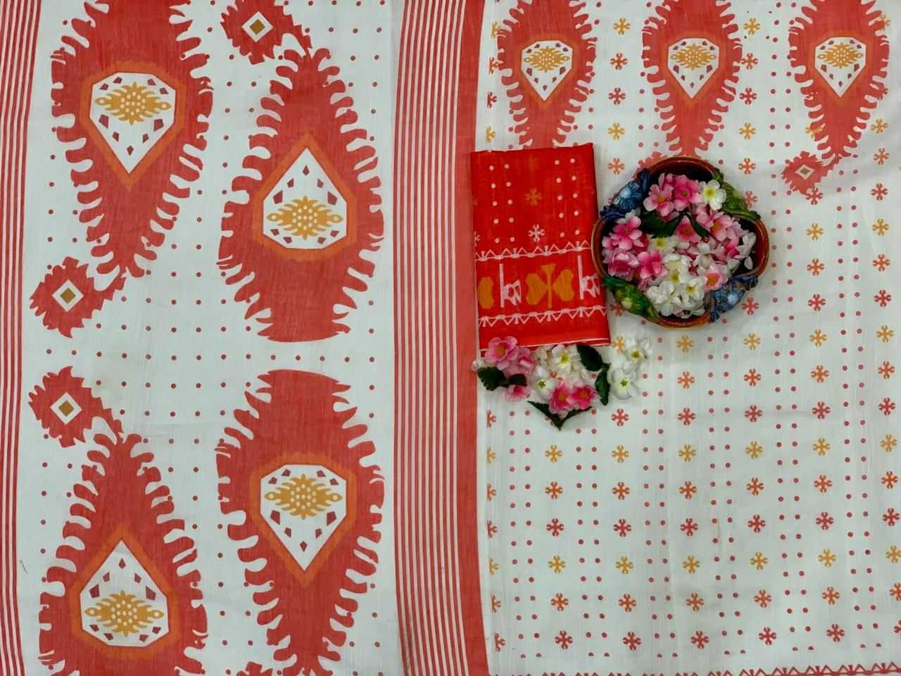YNF Wholesale Linen Cotton Sarees  | Surat Manufacturer